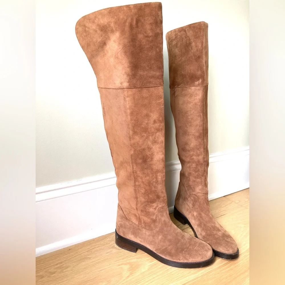J. Crew Brown Over the Knee Boots